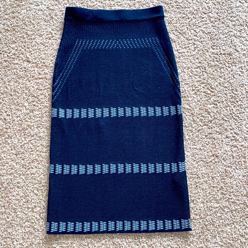 Pinko blue cotton skirt